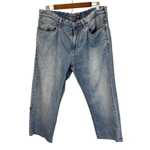 Tommy Bahama Distressed Crop Jeans Beach Resortwear Size 36/30